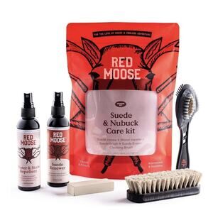 RED MOOSE 5-Piece Suede & Nubuck Cleaning Kit Suede Shoe Cleaner & Protector